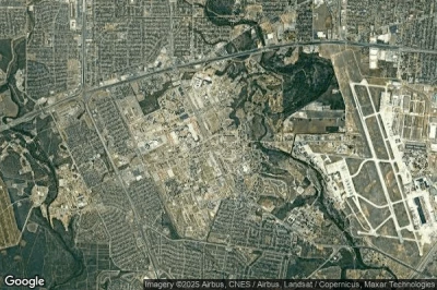 Vue aérienne de Lackland Air Force Base