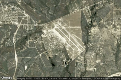 Vue aérienne de Laughlin Air Force Base