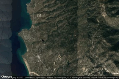 Vue aérienne de Zephyr Cove-Round Hill Village
