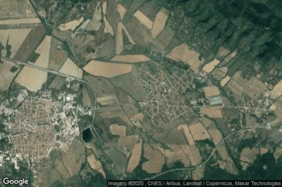Vue aérienne de Trudovets