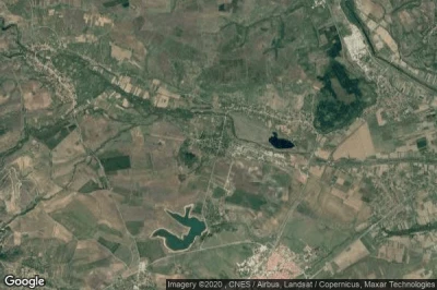 Vue aérienne de Skrinyano
