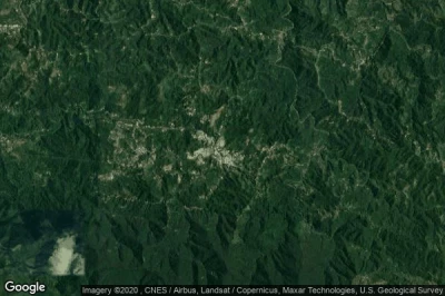 Vue aérienne de Maricao Zona Urbana