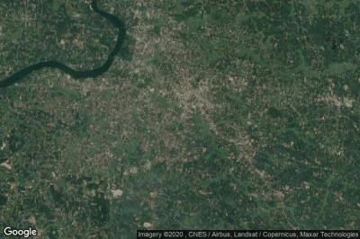 Vue aérienne de Perumbavoor
