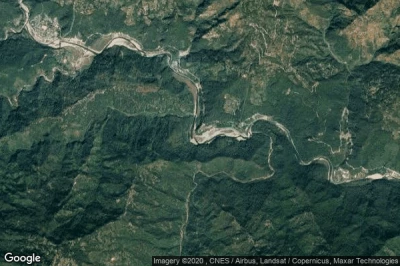 Vue aérienne de Jorethang