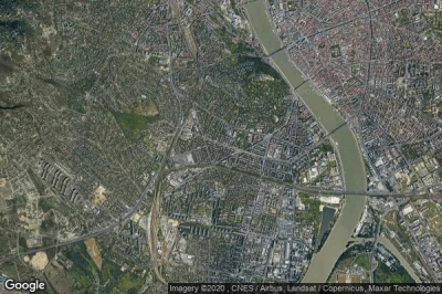 Vue aérienne de Budapest XI. keruelet