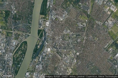 Vue aérienne de Budapest IV. keruelet