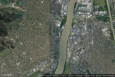 Vue aérienne de Budapest XXII. keruelet