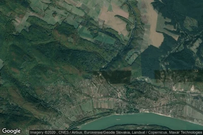 Vue aérienne de Kismaros