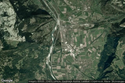 Vue aérienne de Bezirk Landquart