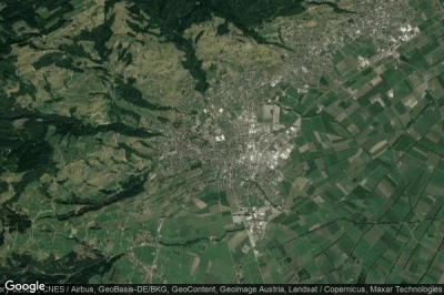 Vue aérienne de Altstätten
