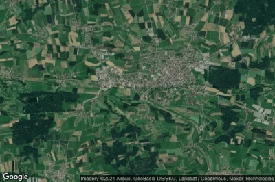 Vue aérienne de Amriswil