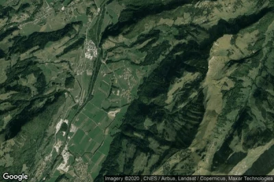 Vue aérienne de Bas-Intyamon