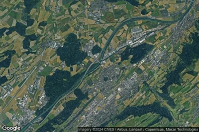 Vue aérienne de Buchrain