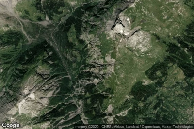 Vue aérienne de Conthey