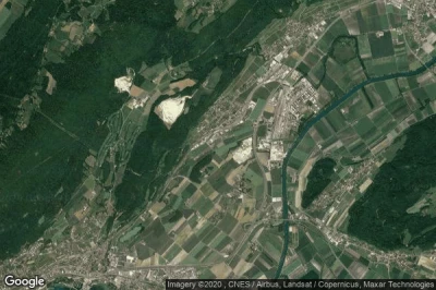 Vue aérienne de Cornaux