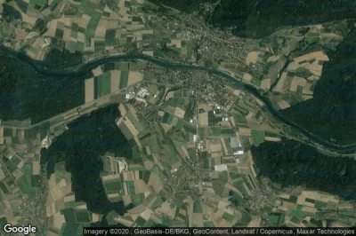 Vue aérienne de Diessenhofen