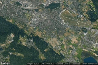 Vue aérienne de Dübendorf