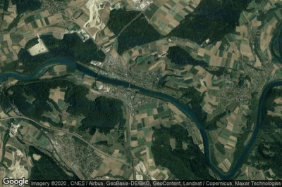 Vue aérienne de Eglisau