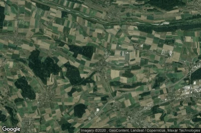 Vue aérienne de Ellikon an der Thur