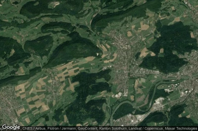 Vue aérienne de Erlinsbach