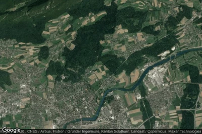 Vue aérienne de Feldbrunnen-St. Niklaus