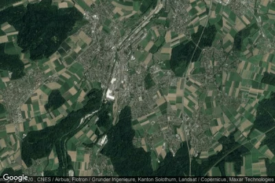 Vue aérienne de Gerlafingen