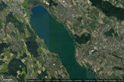 Vue aérienne de Greifensee