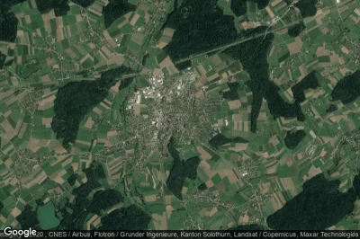 Vue aérienne de Herzogenbuchsee