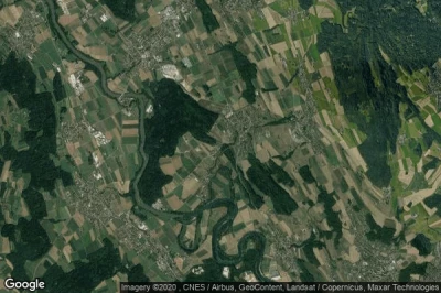 Vue aérienne de Künten