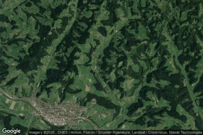 Vue aérienne de Langnau im Emmental