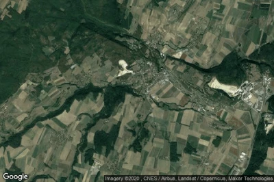 Vue aérienne de La Sarraz
