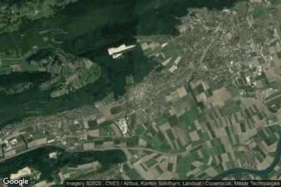 Vue aérienne de Lengnau (BE)