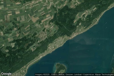 Vue aérienne de Ligerz