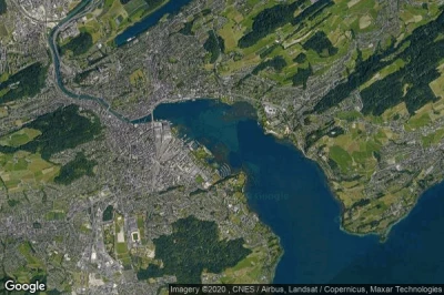 Vue aérienne de Luzern