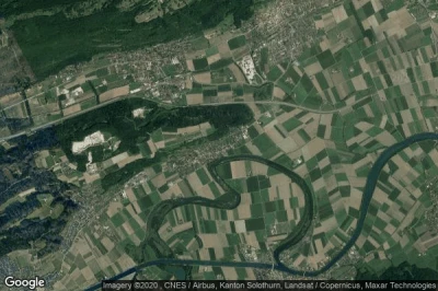Vue aérienne de Meinisberg