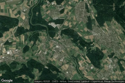 Vue aérienne de Mellingen