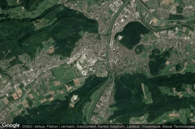 Vue aérienne de Olten