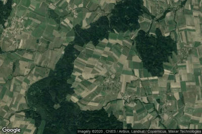 Vue aérienne de Pampigny