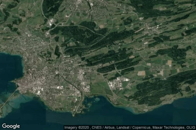 Vue aérienne de Rapperswil-Jona