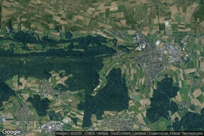 Vue aérienne de Regensberg