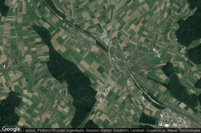 Vue aérienne de Rüdtligen-Alchenflüh