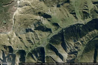 Vue aérienne de Samnaun