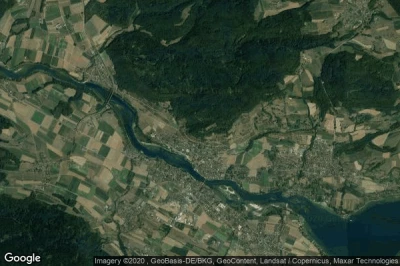 Vue aérienne de Stein am Rhein