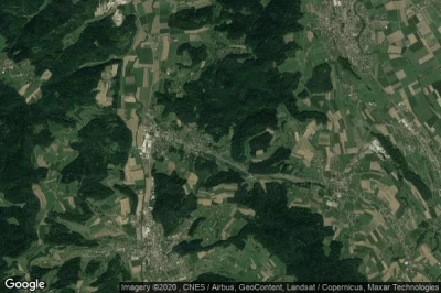 Vue aérienne de Teufenthal