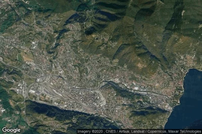Vue aérienne de Vacallo