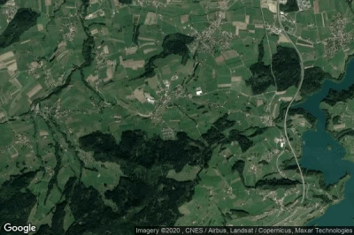 Vue aérienne de Vuisternens-en-Ogoz