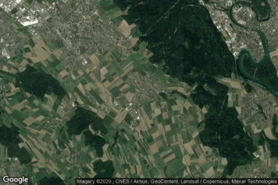 Vue aérienne de Waltenschwil