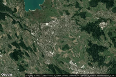 Vue aérienne de Wetzikon