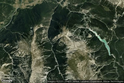 Vue aérienne de Zernez