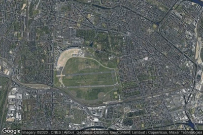 Vue aérienne de Berlin Tempelhof